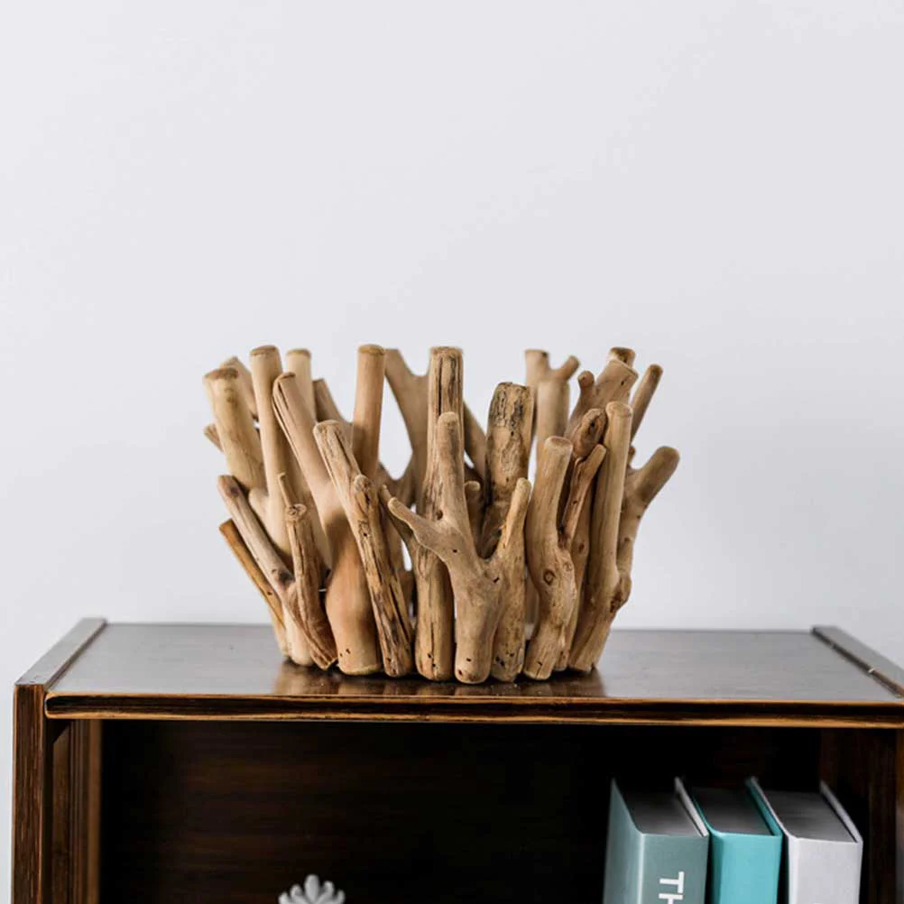 Фруктовый поднос в стиле Driftwood 1 шт. из натурального дерева для закусок и конфет