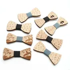 Джентльмен ручной работы телефон музыкальная нота Лодка Якорь узор Мужчины Дети вечеринка галстук бант классический свадебный аксессуар