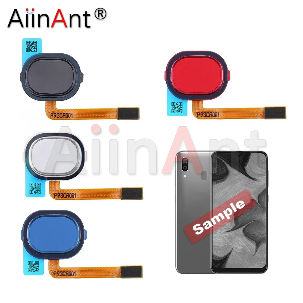 Оригинальная Кнопка Home Touch ID датчик отпечатков пальцев гибкий кабель для Samsung Galaxy A30 A40 A305F A305 A405F A405