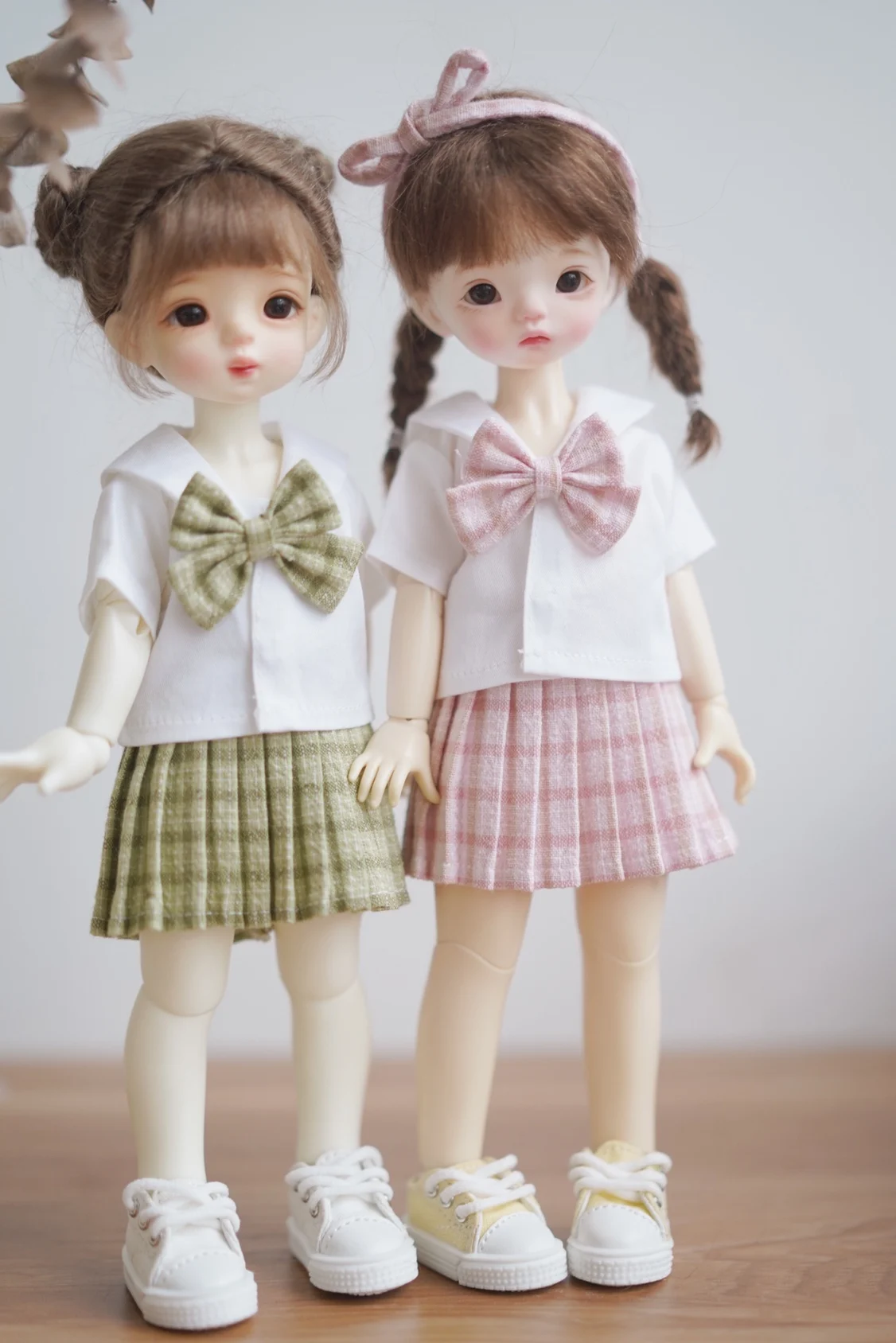 Детская Одежда BJD 1/6 очков для кукол форма JK школьная рубашка плиссированная юбка