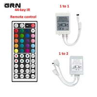 rgb led controller 24 key 44 key singledual output connectors dc12v ir remote control for 5050 35282835 rgb led strip light