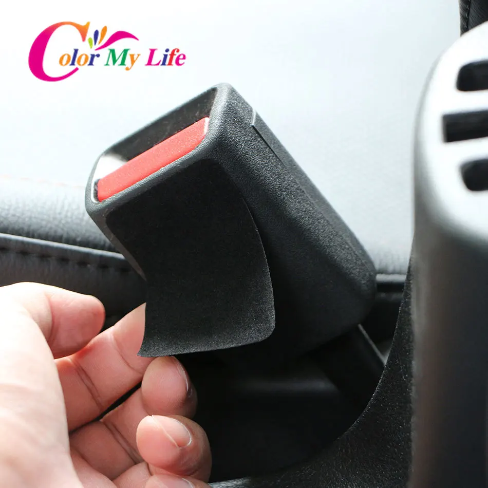 Автомобильная пряжка ремня безопасности противошумные наклейки для Citroen C3 C4 C5