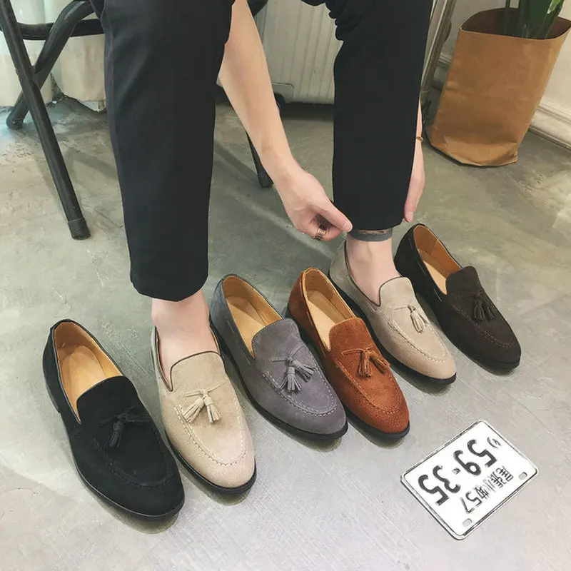 Мужские кожаные туфли на плоской подошве размеры до 48 | Обувь