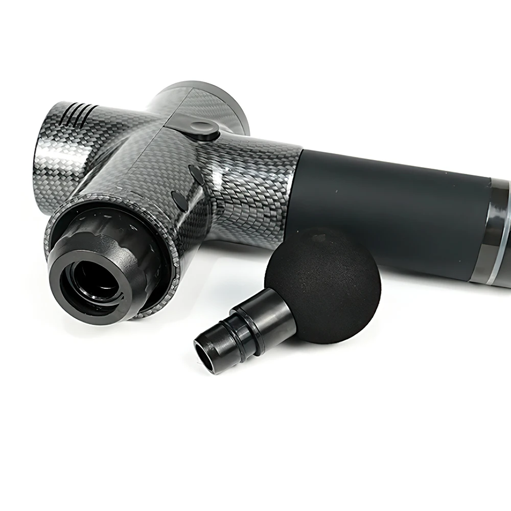 

Fascia Massage Gun Muscle Pain Relief Therapy Massager Relaxation Body Slimming 30 Speed LCD Touch Screen Function