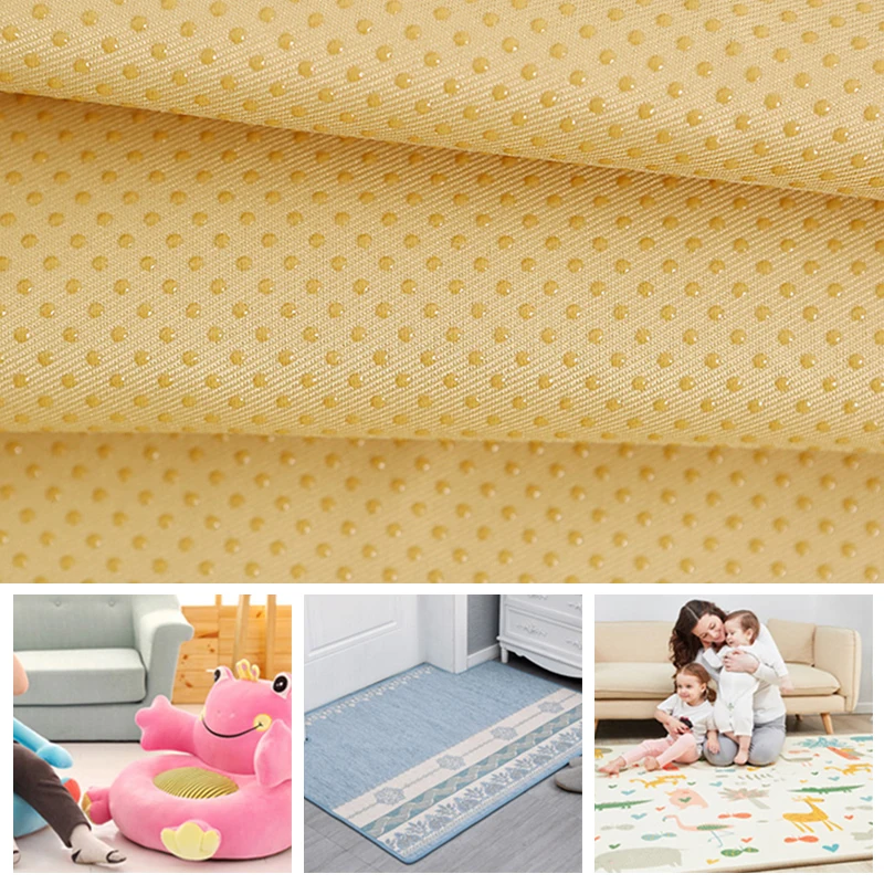 Нескользящая ткань из полиэстера 1/2 м не скользит в горошек для кровати матраса