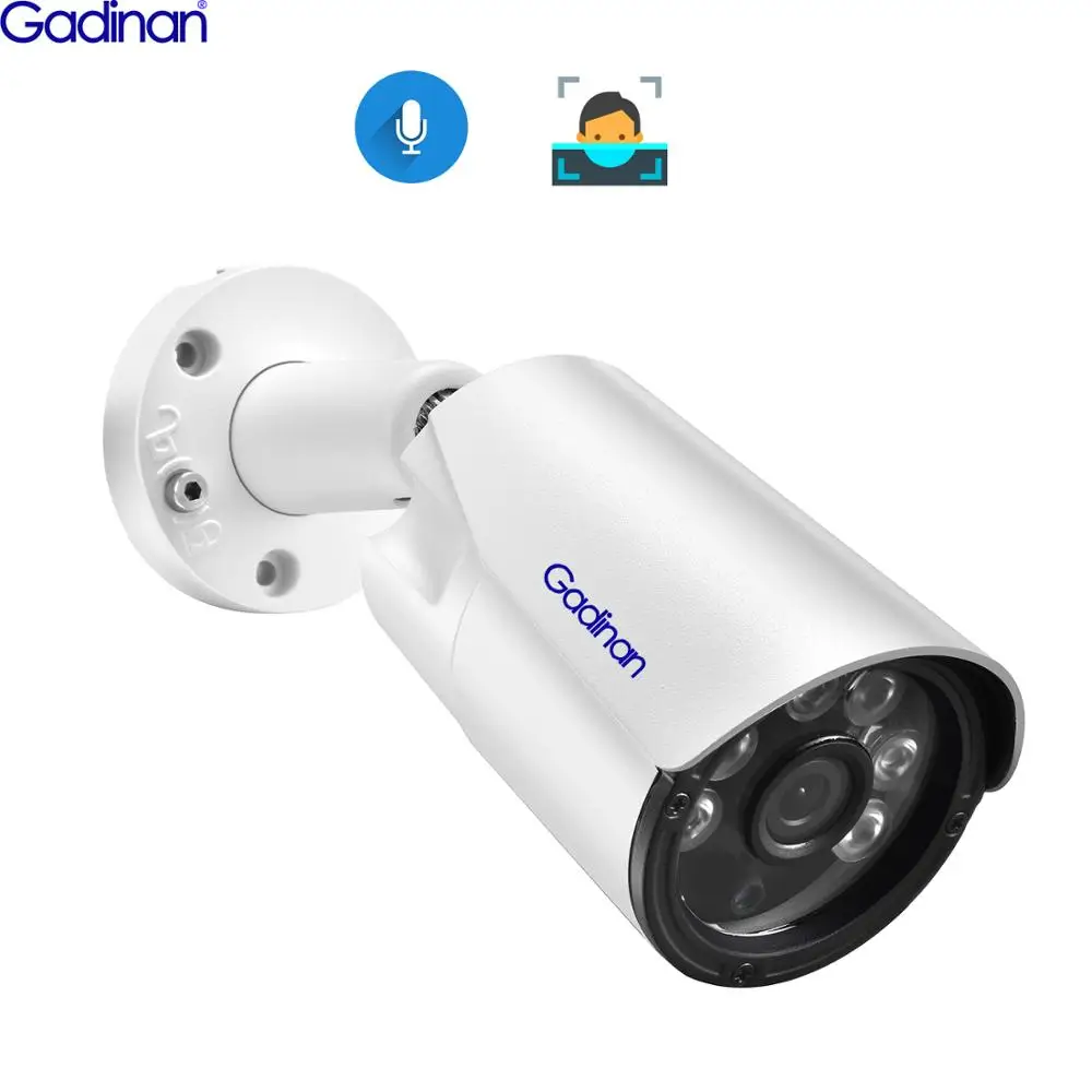 CS-IP335-01A SONY IMX335 черный светильник 5MP Аудио Звук IP камера Пуля Открытый 2 8 мм 0.0001Lux