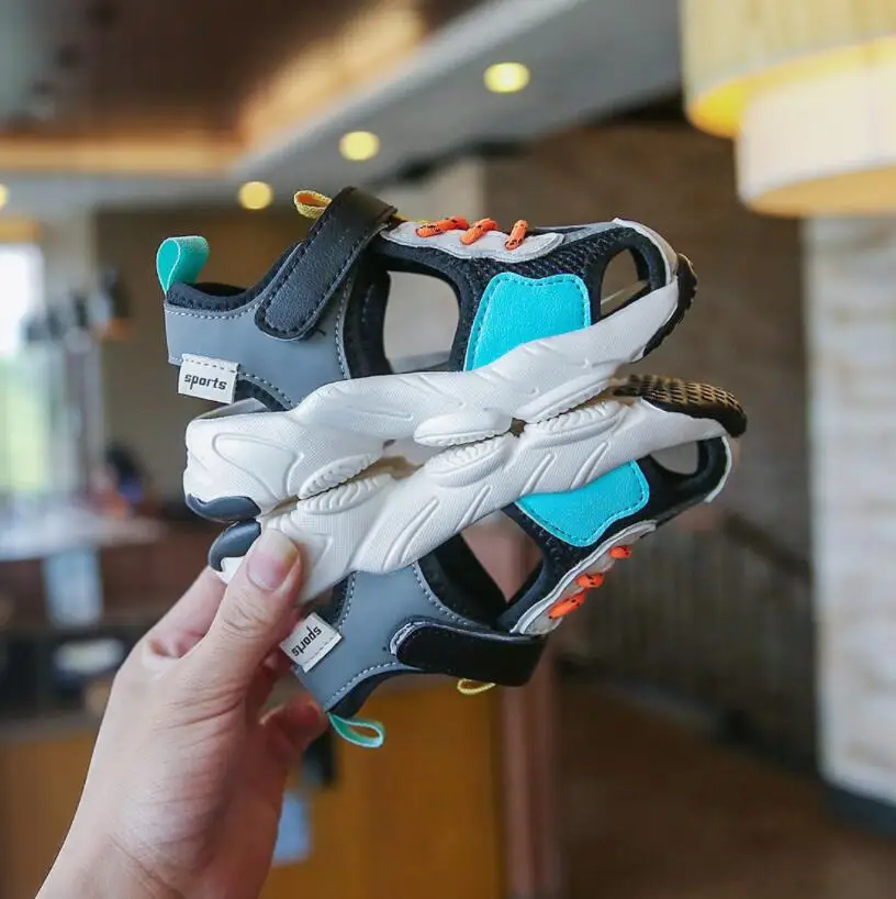 

Spring Summer new fashionable net breathable leisure sports running shoes for girls boys sport sandals brand kids sneakers