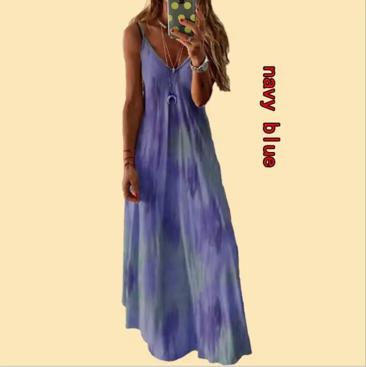 7 Цвета женское летнее Повседневное платье на бретелях Дамская мода варенка с