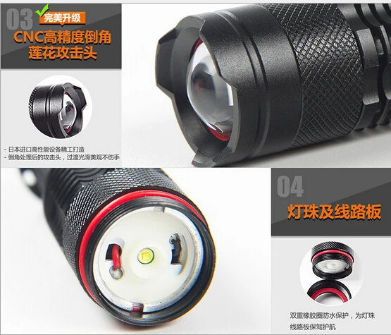 Светодиодный УФ фонарик SK68 20 шт./лот фиолетовый свет 395нм лампа флуоресцентный