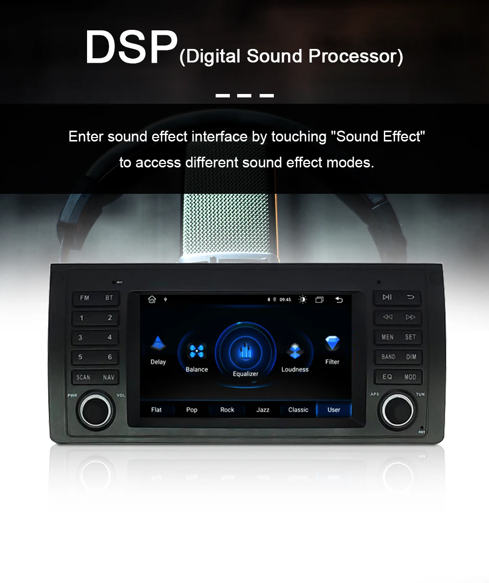 7 &quotAndroid 10 автомобильный радиоприемник с навигацией GPS player для bmw E39 X5 M5 E53 Canbus bluetooth