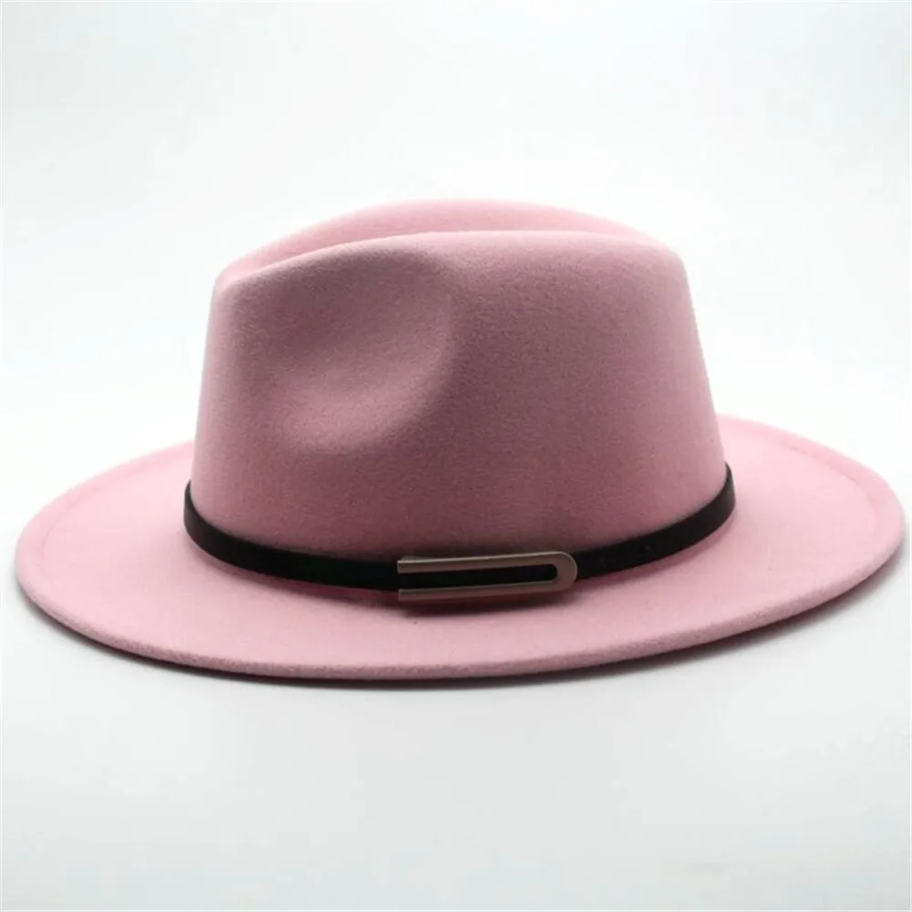 Мужская фетровая шляпа с поясом широкими полями шерстяная Трилби популярная