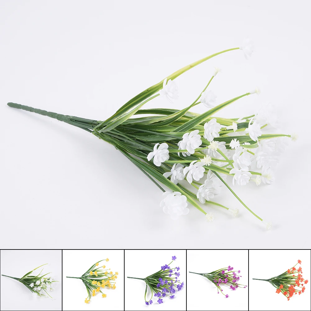 Пластиковые цветы 49 цветов свадебные украшения для дома искусственные нарциссы