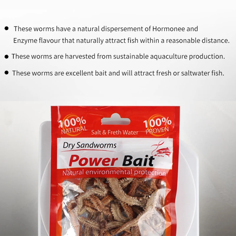 1 упаковка пресноводных 6 г 10 рыба треска сушеные насекомые червь приманка -