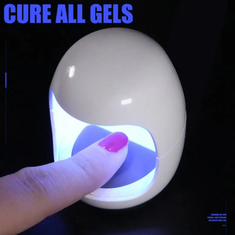 Аппарат для сушки гель лака ногтей лампа фототерапии в форме яйца мини USB Сушилка