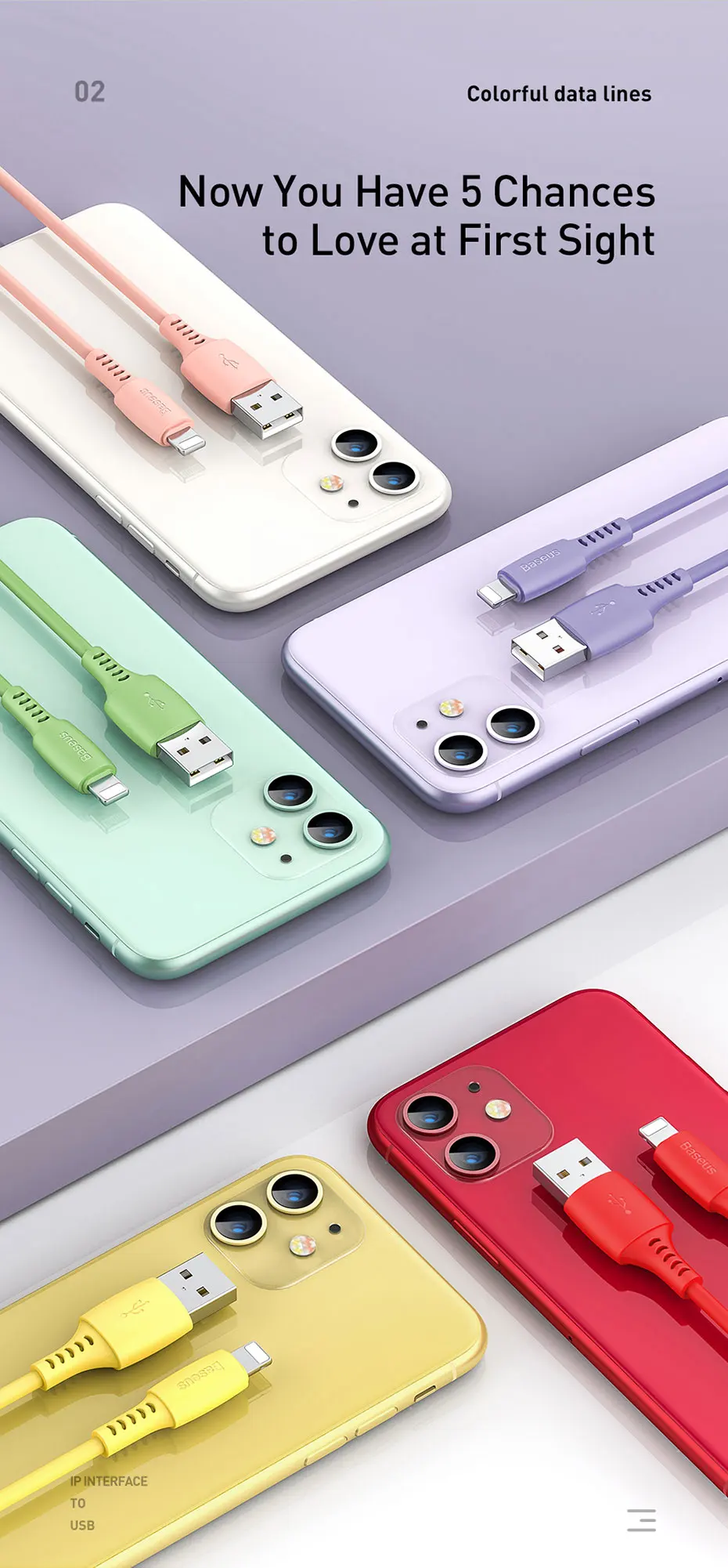 Baseus USB кабель для iPhone xr 2.4A кабель передачи данных для быстрой зарядки для iPhone XS Max 8 Plus 7 6 5S зарядное устройство for iPhone Pro Pro Max 11 быстрая зарядка зарядный USB кабель провод шнур зарядка для