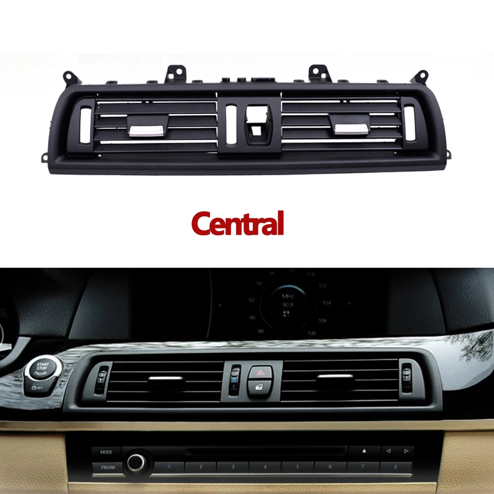 

Оригинальный черный передний и задний кондиционер LHD RHD, сменная панель вентиляционной решетки для BMW F10 F11 F18 520i 523i 525i 528i 535i