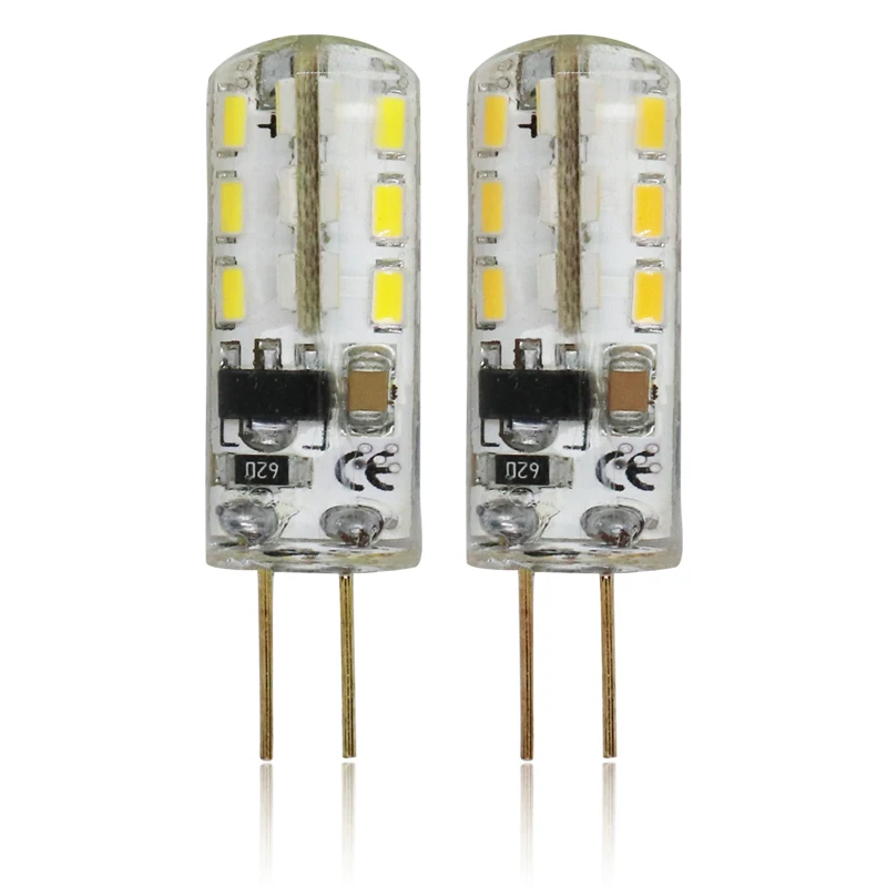 JCKing с регулируемой яркостью 110V 220V SMD3014 24 светодиодный s G4 цоколь 2 Вт ламп замена