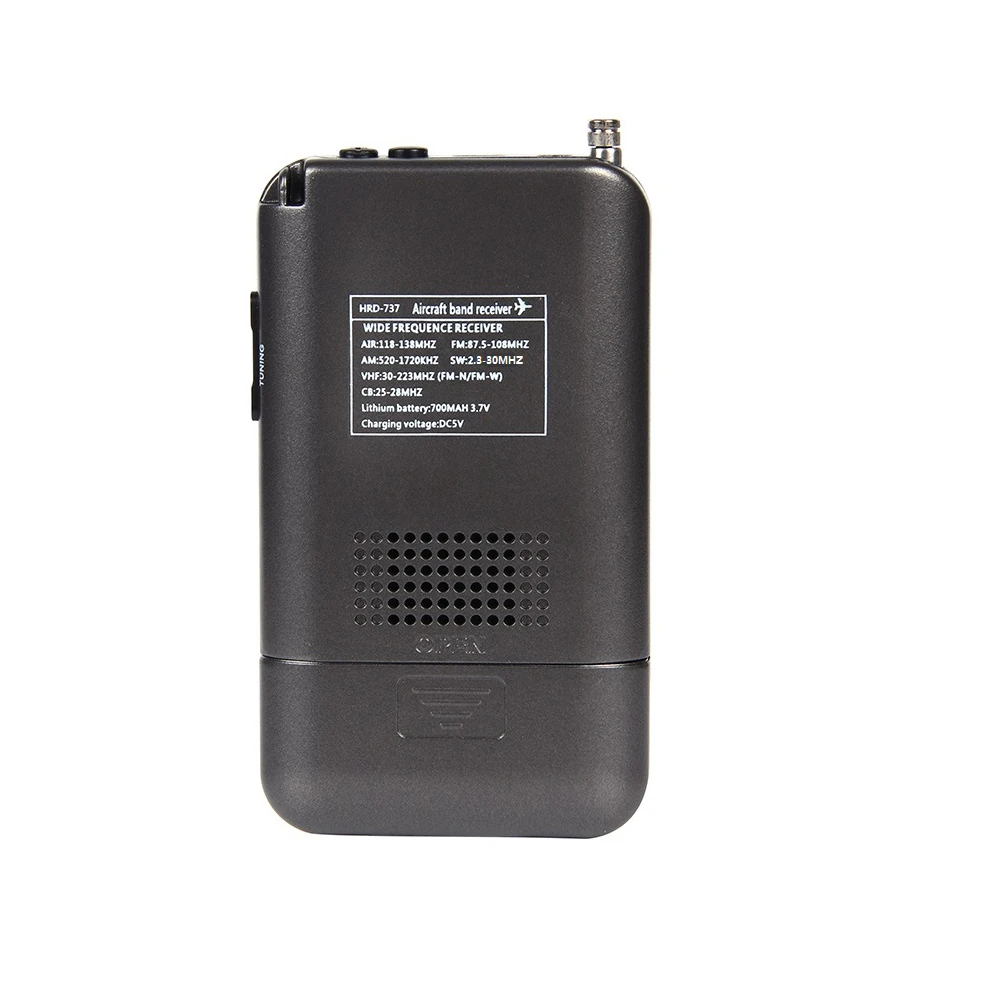 Портативный радиоприемник с полным диапазоном FM/AM/SW/CB/Air/приемник VHF World Band
