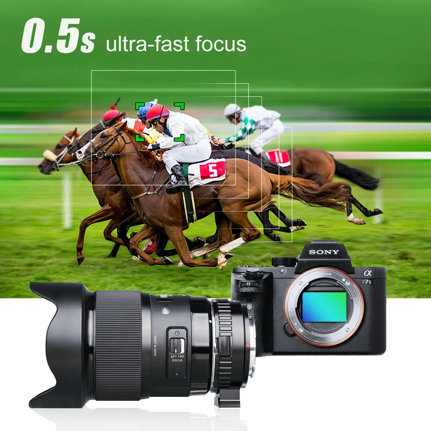 K & F Concept адаптер автофокуса Canon EF фотообъектив для Sony E фотоадаптер a72 A6000