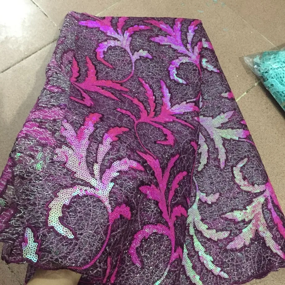 Африканская кружевная ткань 2019 розовые высококачественные кружевные бусины