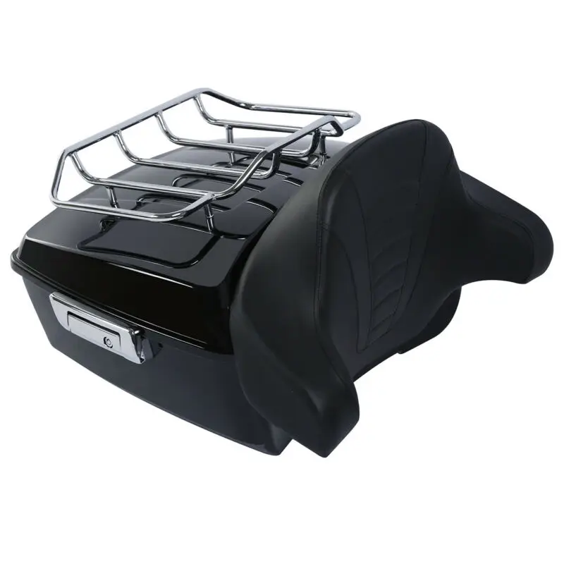 Мотоцикл 13 7 &quotKing Pack багажник спинка для Harley Tour Pak Touring Road King Electra Street Glide FLHTCU FLHRC