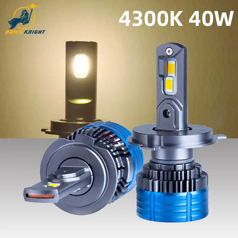 DAWNKNIGHT K4S K4C H7 H4 HB3 9005 H1 H11 4300 К авто светодиодный светильник лампа H8 HB4 9006 светодиодные противотуманные фары светильник 12В светодиодный автомобильный светильник ing головной светильник - изображение