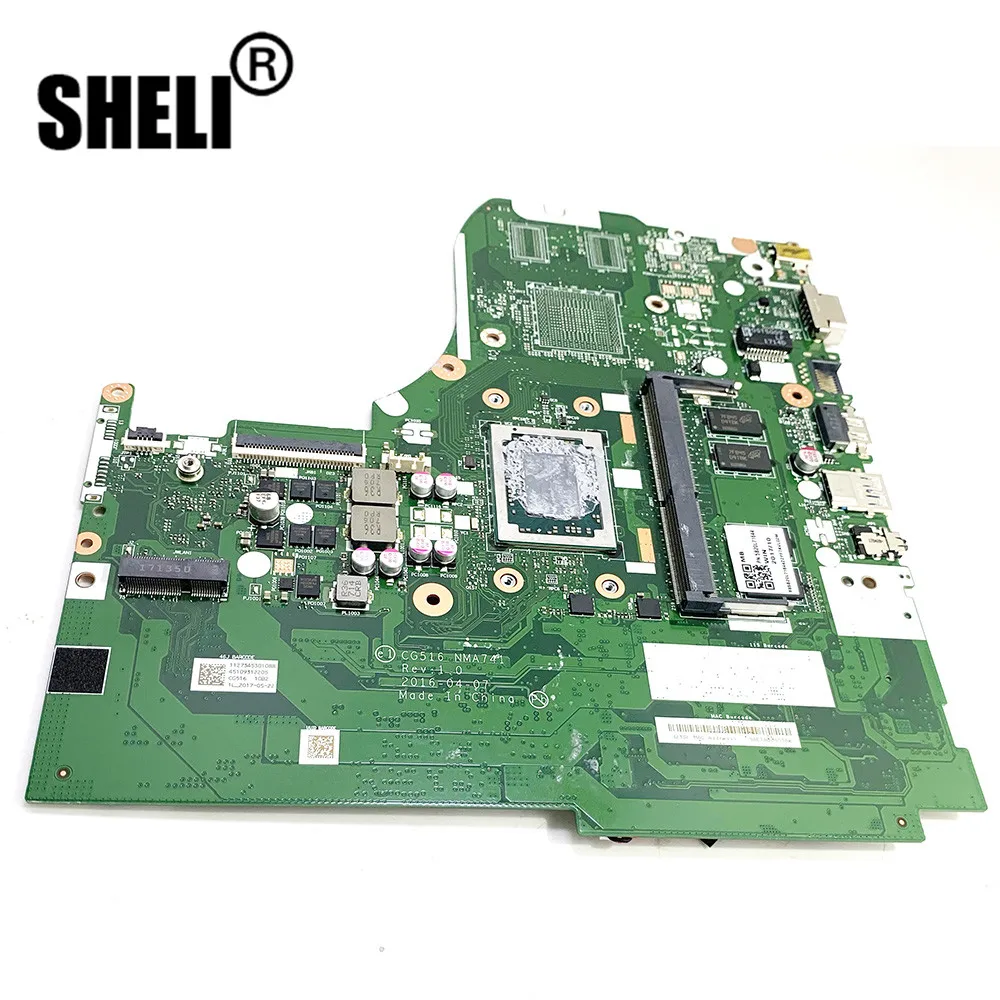 CG516 NM-A741 NMA741 подходит для Lenovo Ideapad 310-15ABR материнская плата ноутбука 5B20L71644 CPU A12-9700 4G