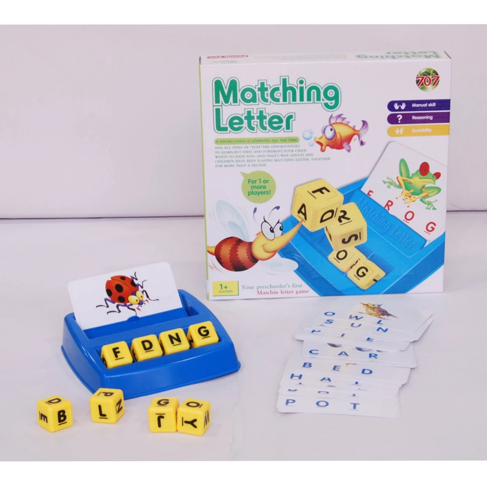 Детские алфавитные буквы ABC соответствующие игрушки для детей Обучающие слова