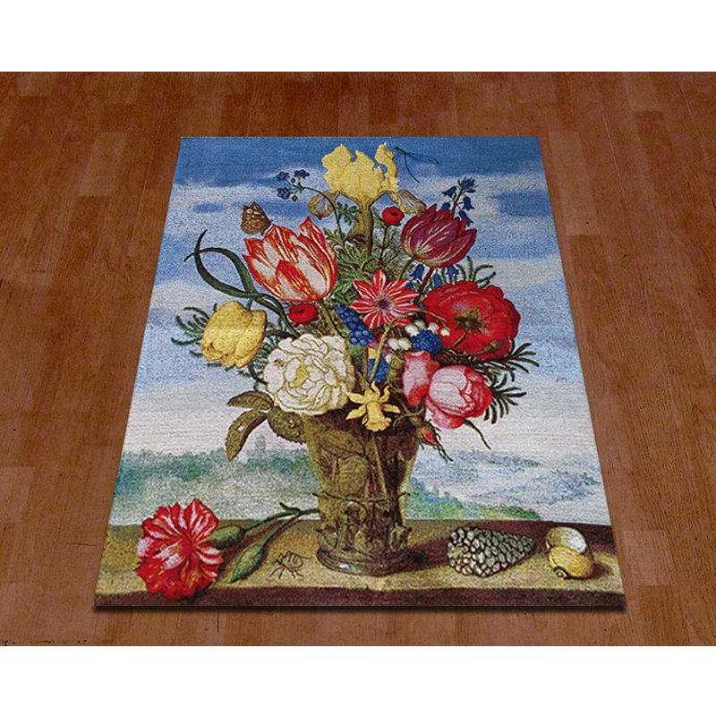 Бельгийский гобелен европейская ткань жаккардовый детская комната цветочный