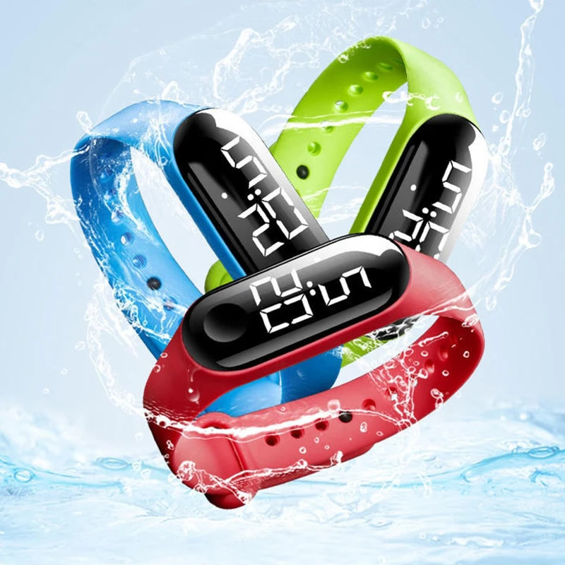 

M4 Wristwatch Fitness Screen Smart Sport Running Bracelet Activity Running Tracker Heart Rate for Student Men Women Watch Hours