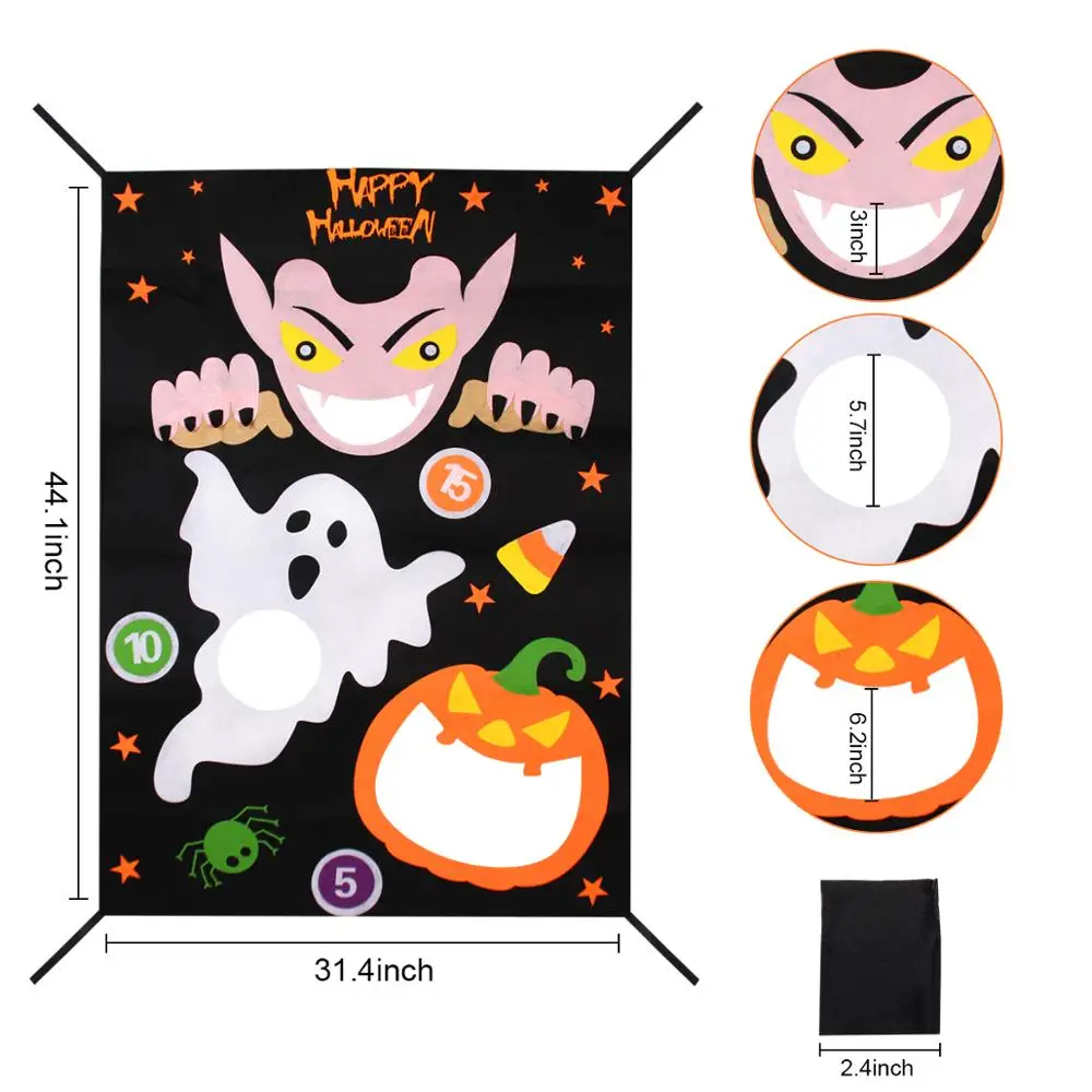 FENGRISE Хэллоуин висит бросить игру подарок на для детей и надписью &quotHappy Halloween&quot