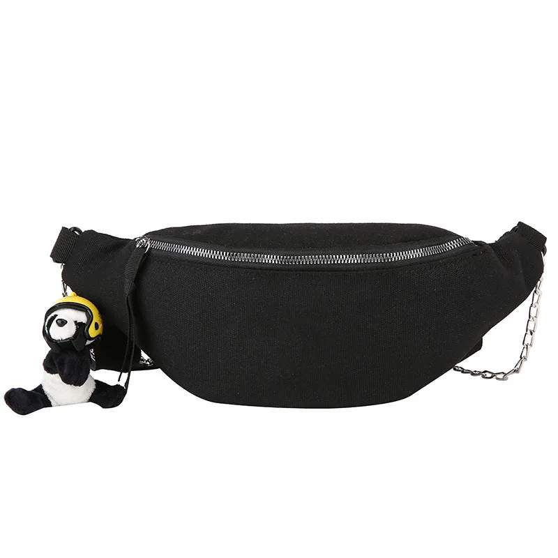 small Waist pack Новая женская сумка, детская поясная сумка, сумка-банан, брендовая поясная сумка, вместительная сумка на бедре с цепочкой, сумка через плечо для молодых людей - Цвет: small Waist pack
