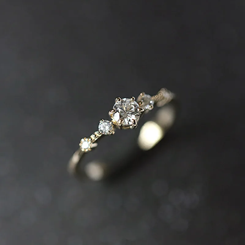 14K белое Силиконовое Золотое кольцо для женщин рождественские обручальные