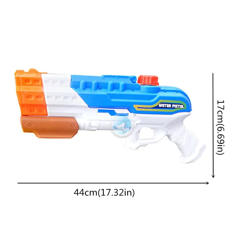 

1200CC Water Gun Soaker 4 Nozzles Water Blaster Squirt Gun 30ft Water Pistol Water Fight Summer Outdoor Swimming Pool Beach Toys