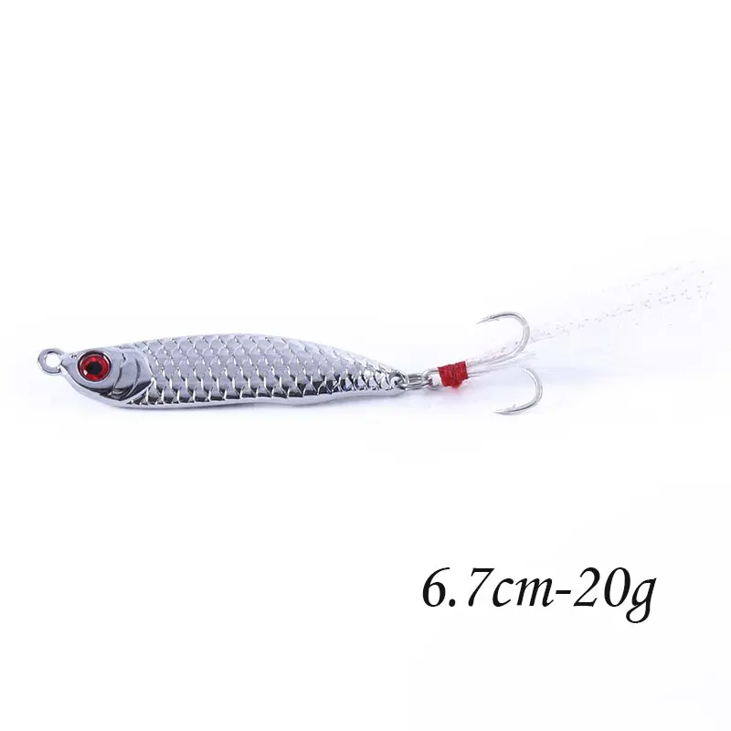 SP256-1 1pcs Metal Spinner Spoon Fishing Lure Hard Baits Gold /Silver Sequins Noise Paillette Treble Hook Tackle 10/10.5/14/16.5/20g - Цвет: SP256-1