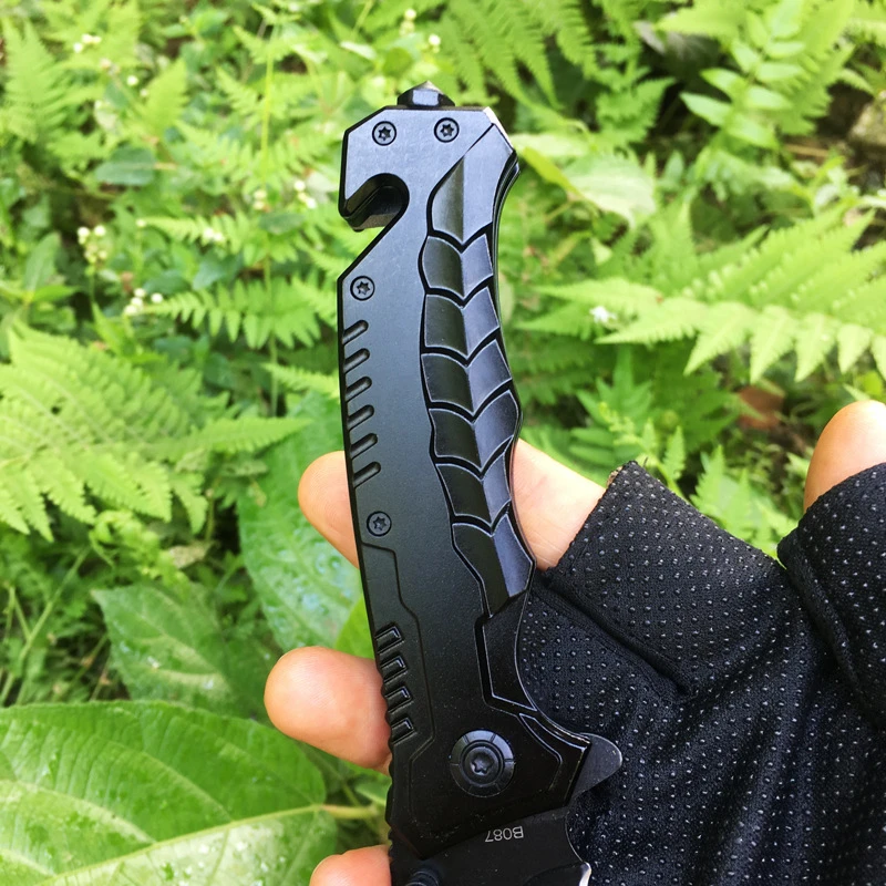 

AIBODUO Folding Pocket Knife Multi-function Portable Outdoor Fruit Cutter Practical Camping Tactic Survival Tools Knife Knifves