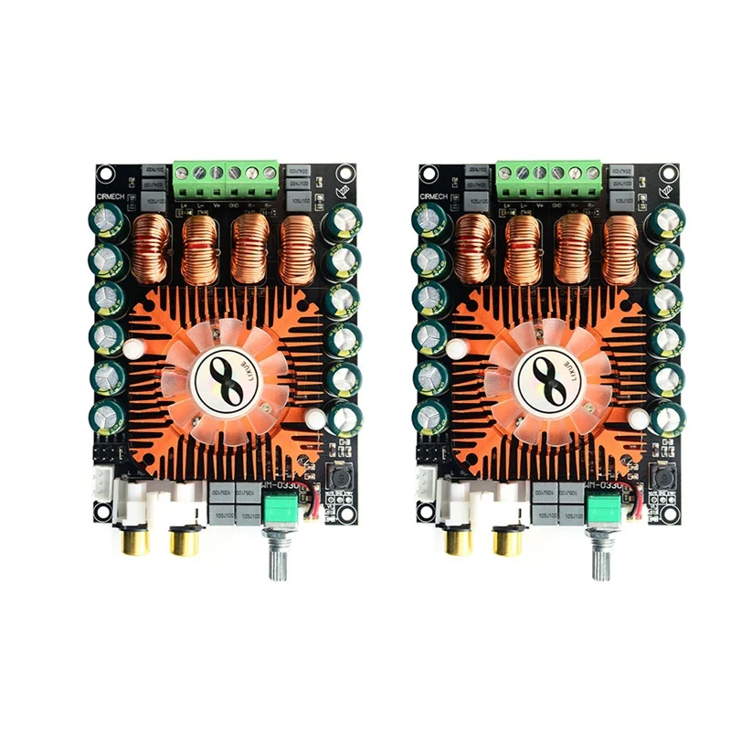 

Плата усилителя мощности цифровой аудио TDA7498E, 2,0 Hi-Fi стерео 2X16 0 Вт, поддержка BTL220W, стандартный набор из двух