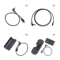 for dji fpv combo goggles v2 glasses 30cm power charging cable battery case set