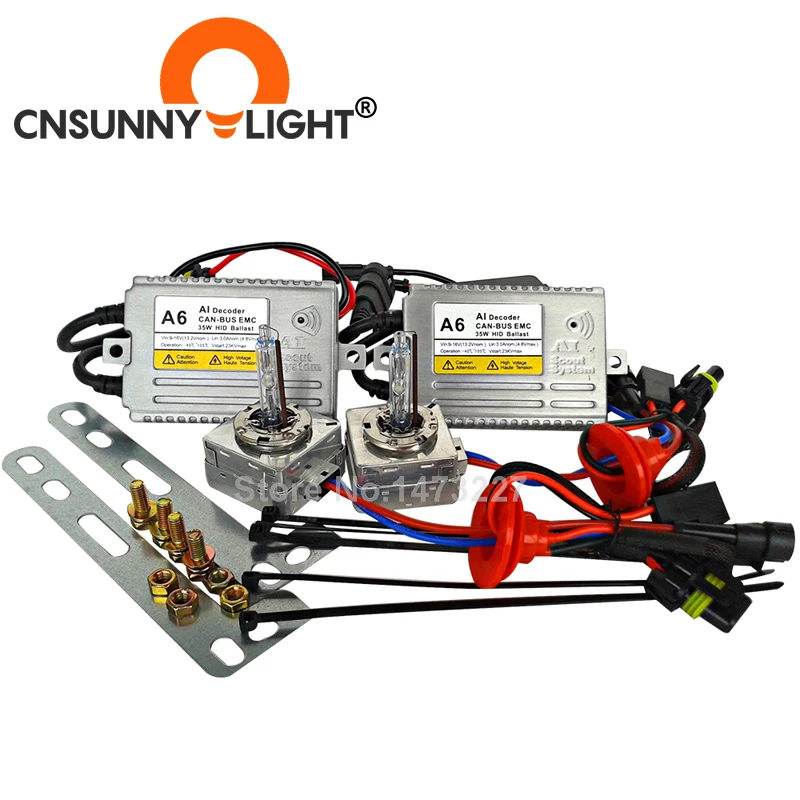 Комплект ксеноновых фар CNSUNNYLIGHT D5S 12 В 35 Вт 5500 к для VW Tiguan 2013/14 KIA K3 SKODAs|kit car body kits|kit