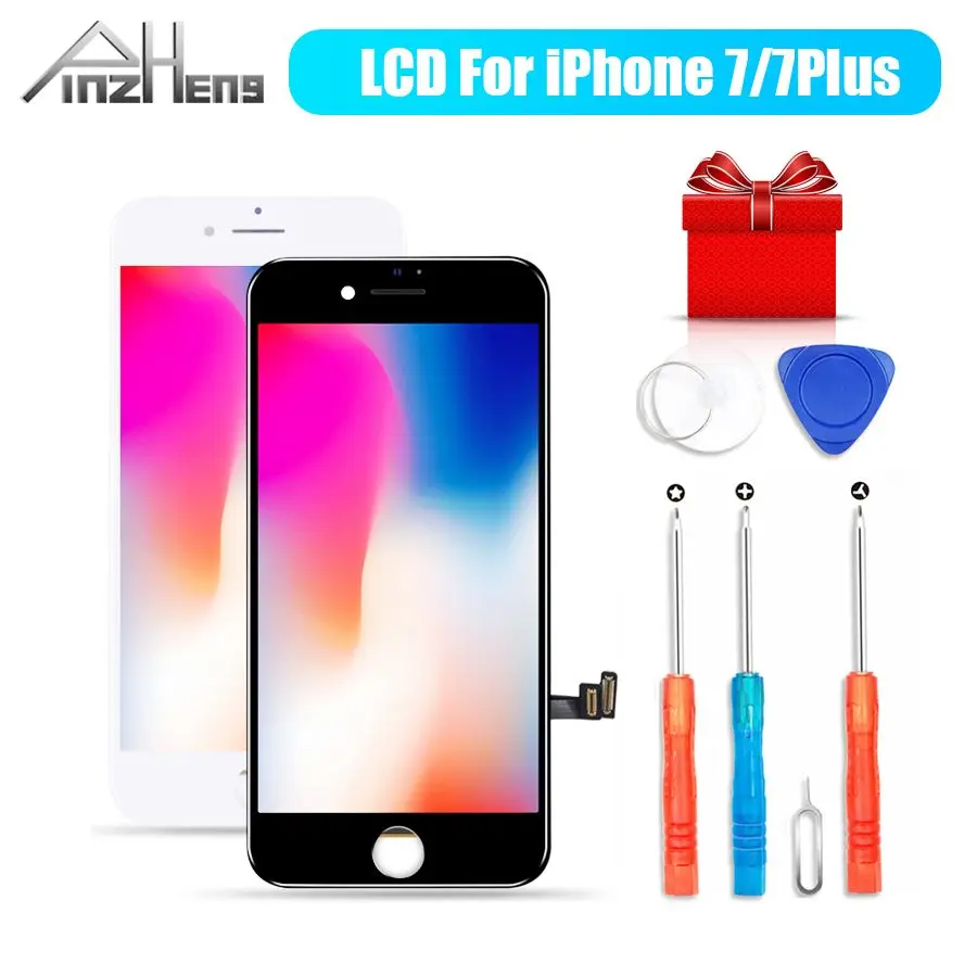 PINZHENG AAAA Оригинальный ЖК-дисплей для iPhone 7 Plus сенсорный экран дигитайзер Замена