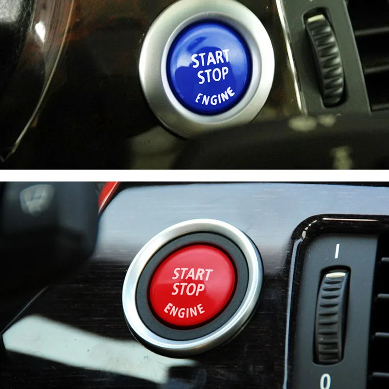 10Pcs 320 320i 320d 325 325i 335i 520d 525 F30 1 3 5 Series F10 E60 E87 E90 Accessories Engine Ignition Start Button | Автомобили и
