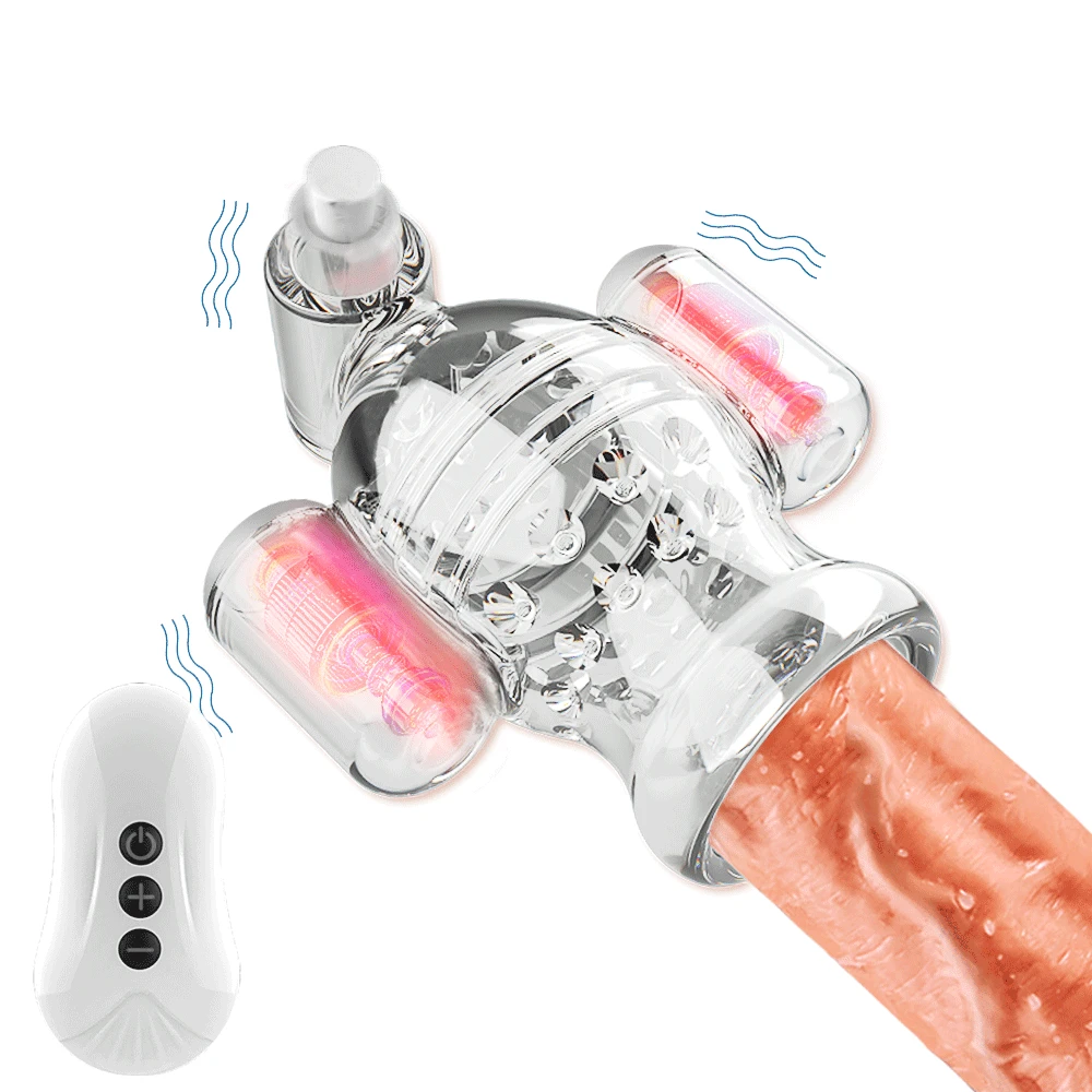 Многофункциональный массажер для пениса мужской мастурбации тренировка