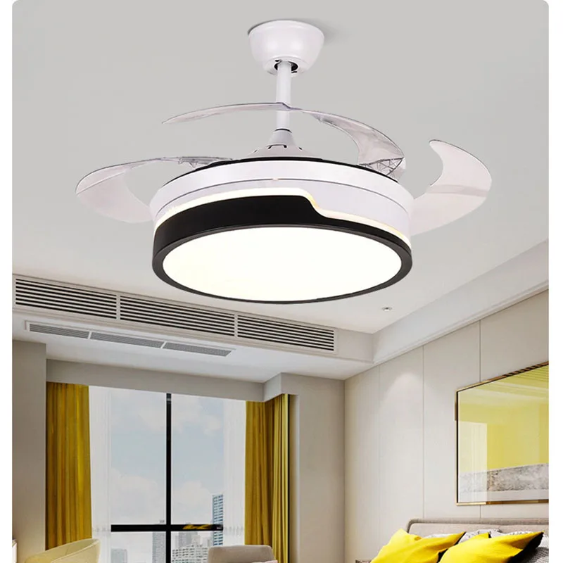 42 дюймовый светодиодный потолочный вентилятор-люстра с светильник