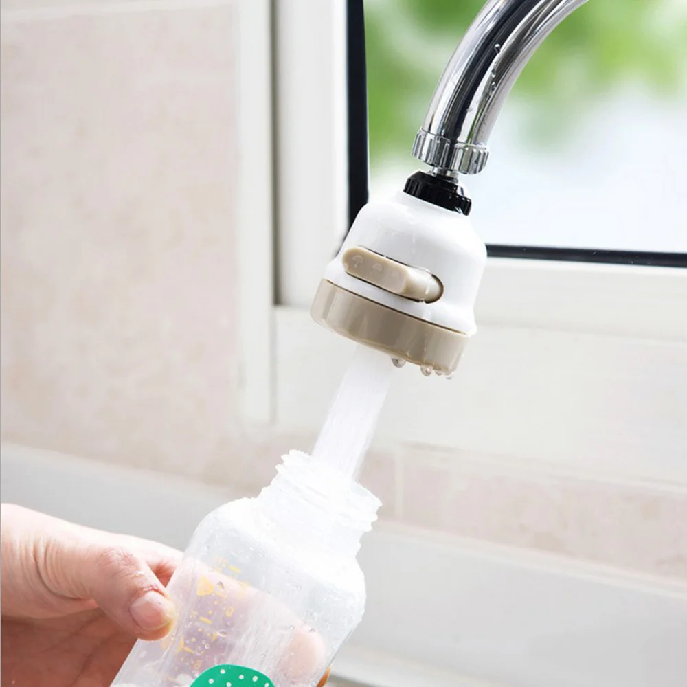 

3 Modes Faucet Aerator Kitchen 360 Rotatable Diffuser Faucet extender Bubble Flexible Water High Pressure Filter Adapter Sprayer