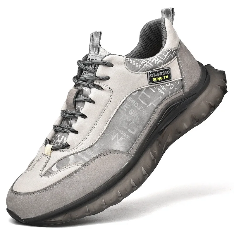 Men's Casual Shoes High Quality Man Running Shoes Fashion Sports and Leisure Hard-wearing Black Autumn 2021 New Men's Sneakers