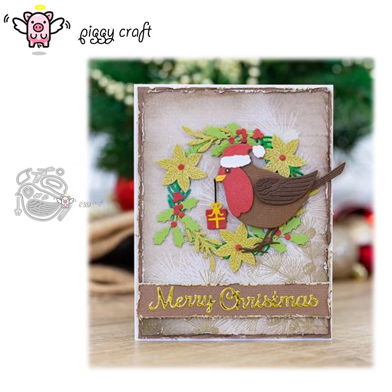 

Металлические Вырубные штампы, форма для вырезания рождественских птиц, украшение для скрапбукинга, бумаги, ремесла, ножа, лезвия, перфорац...