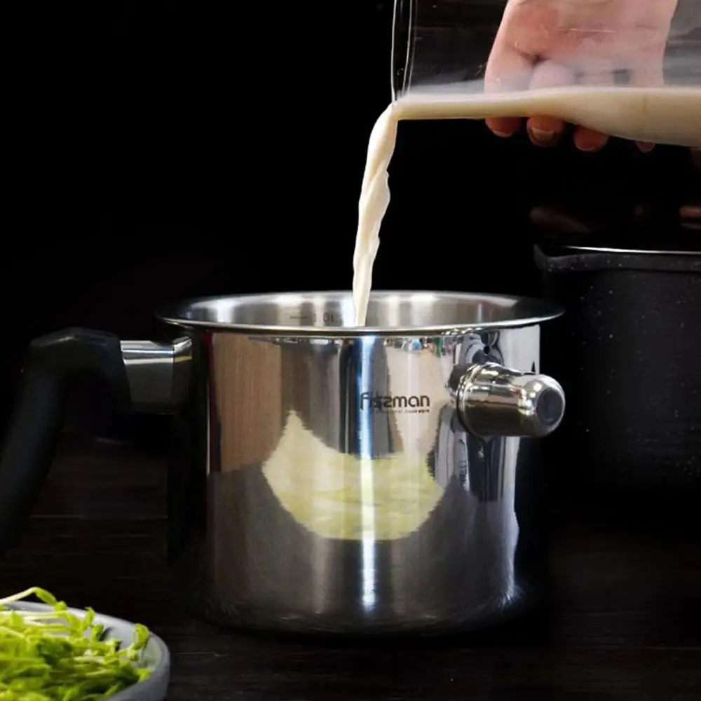 Фиссман 1 0Л свисток молочный горшок с двойными стенками корпус из нержавеющей