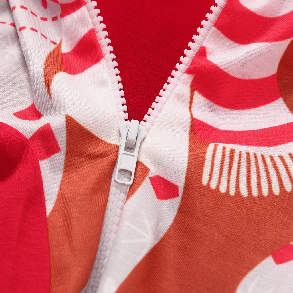 Рождественская Одежда для новорожденных Комбинезон с рождественским оленем