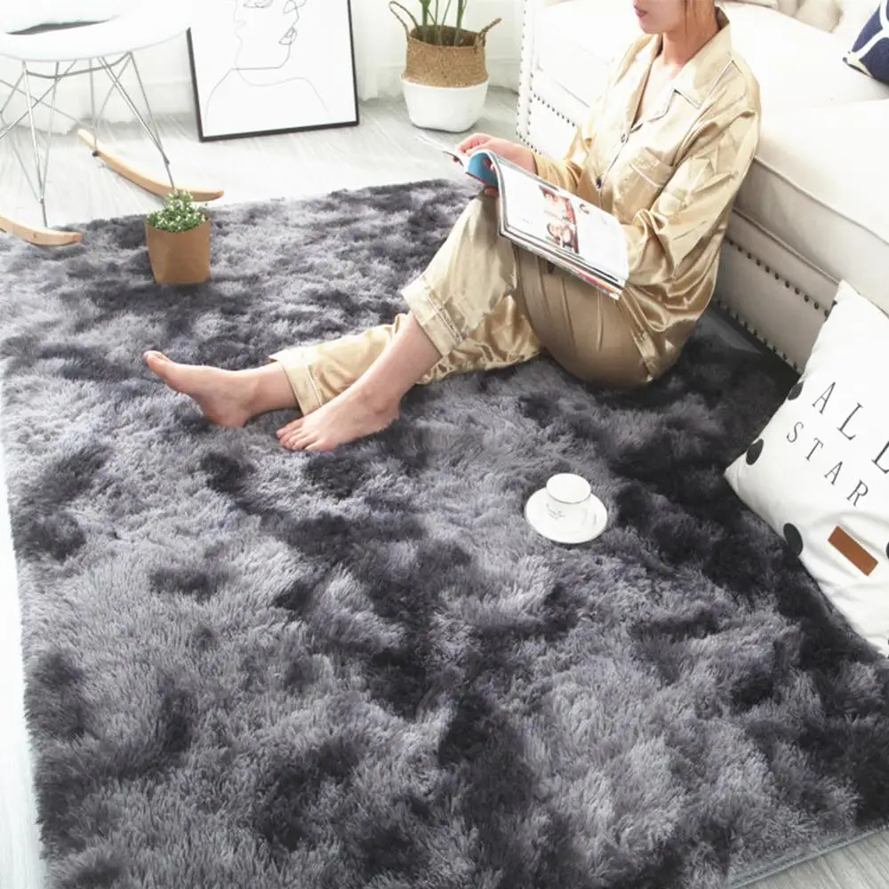 

Multi-use 40*60cm Soft Fluffy Rugs Large Shaggy Area Rug Living Rooms Bedroom Carpet Floor Mat Home Decor