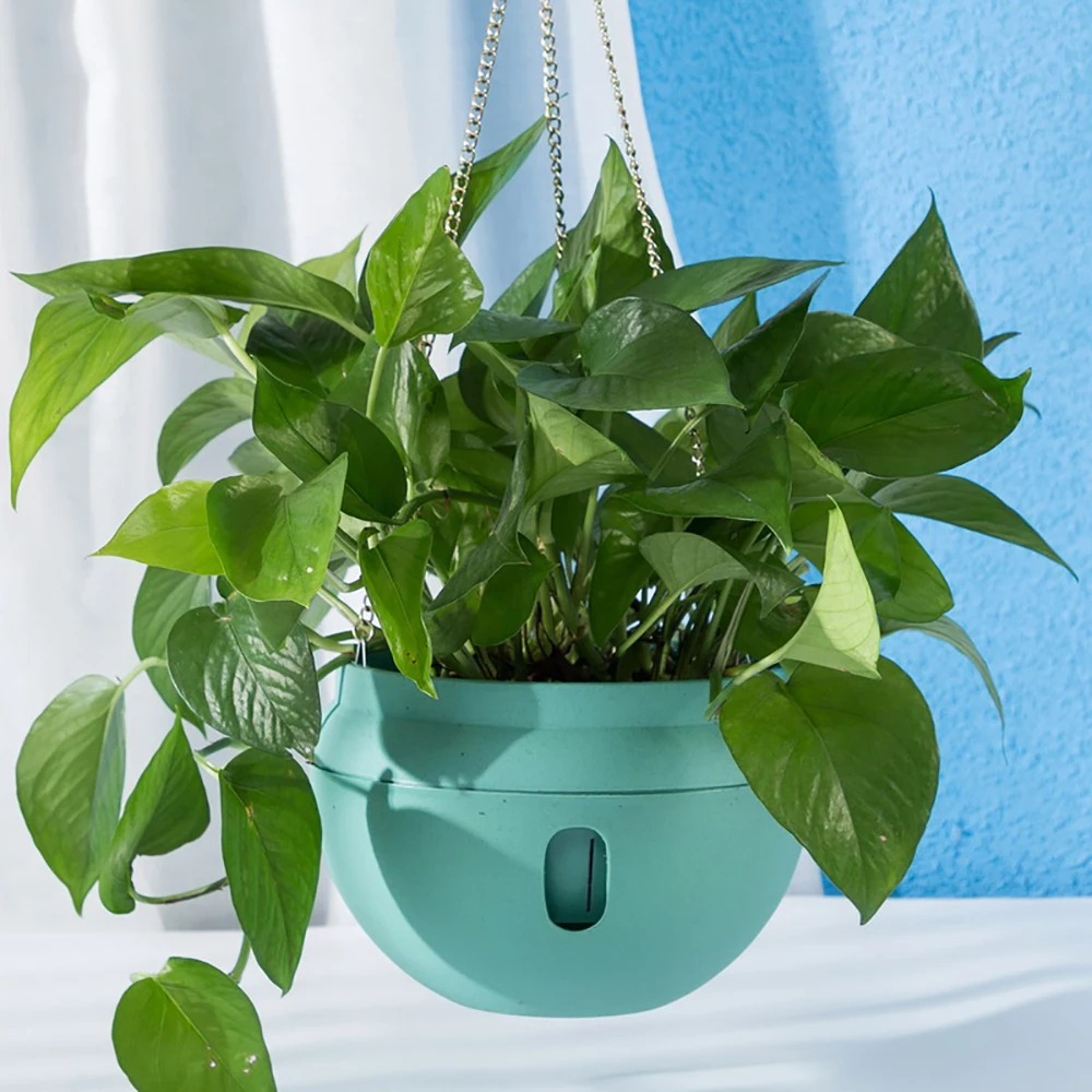 Цветочный горшок с крючком многоцветный автоматический полив в современном